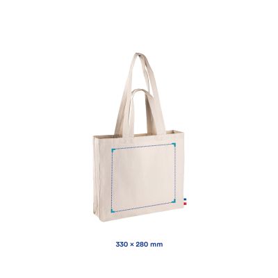 Sac en coton Goodjour - 220 gr/m2 | Fabriqué en France | Double anses | Avec soufflet