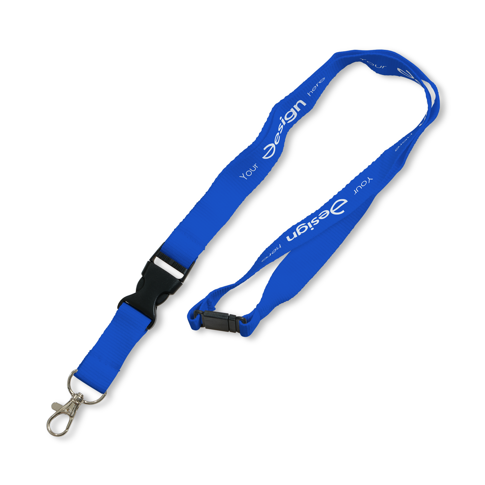 Keycord Leon - 20 mm | Met haak, buckle & veiligheidssluiting