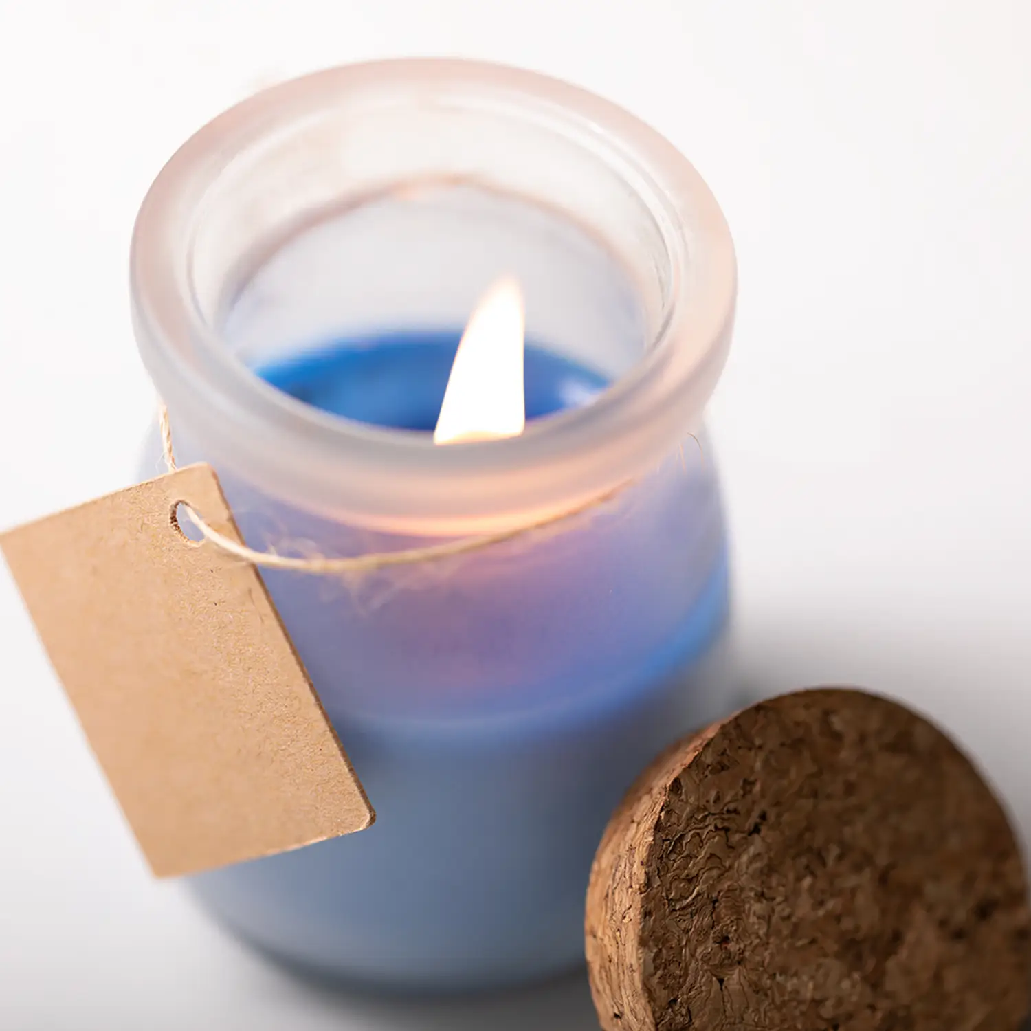 Kaars Mees – Glas | Kurken Deksel | Vanillegeur | Decoratief | Herbruikbaar Potje