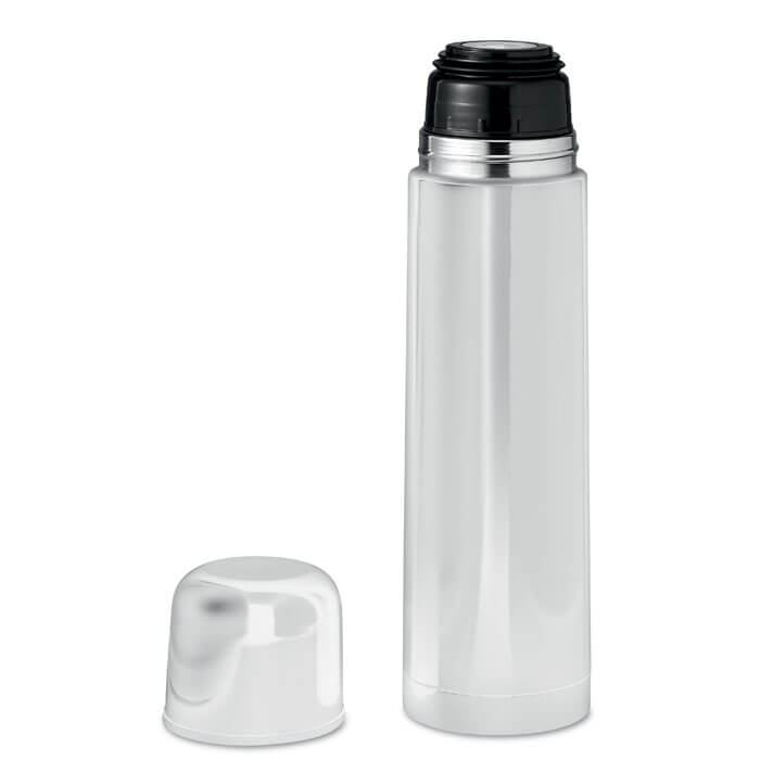 Bottiglia termica - 500 ml | Acciaio inossidabile metallico | A doppia parete