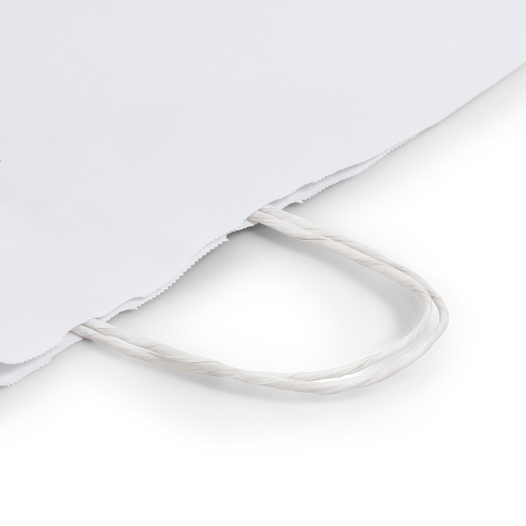 Papier-Shopper Jolin - A3 | 54x14x44 cm | Weiß/Braun