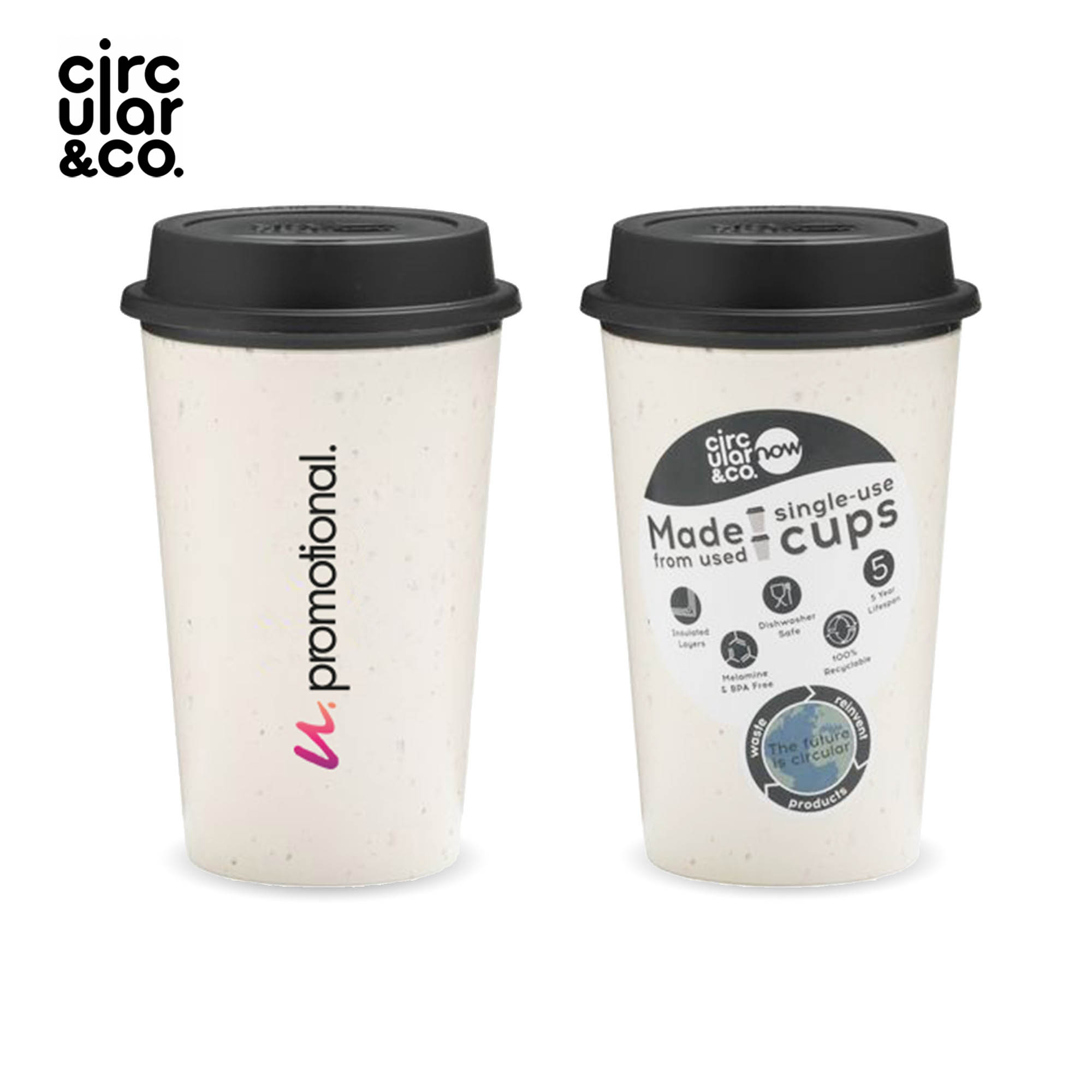 Tazza Circular&Co® Now - 340 ml | Riciclato | Colorato | Senza BPA