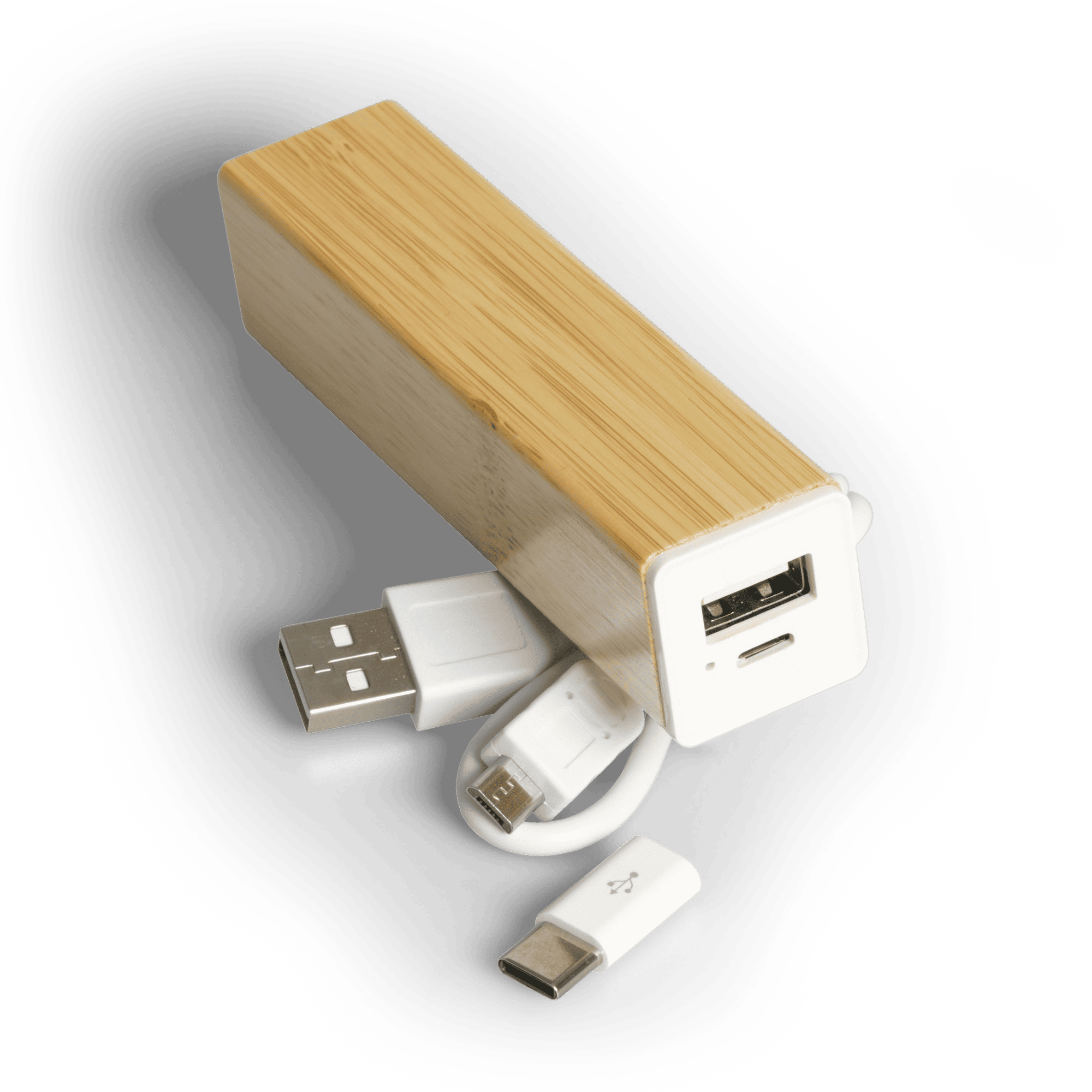 Banca di potere | Bambù | 2200 mAh | Tipo C