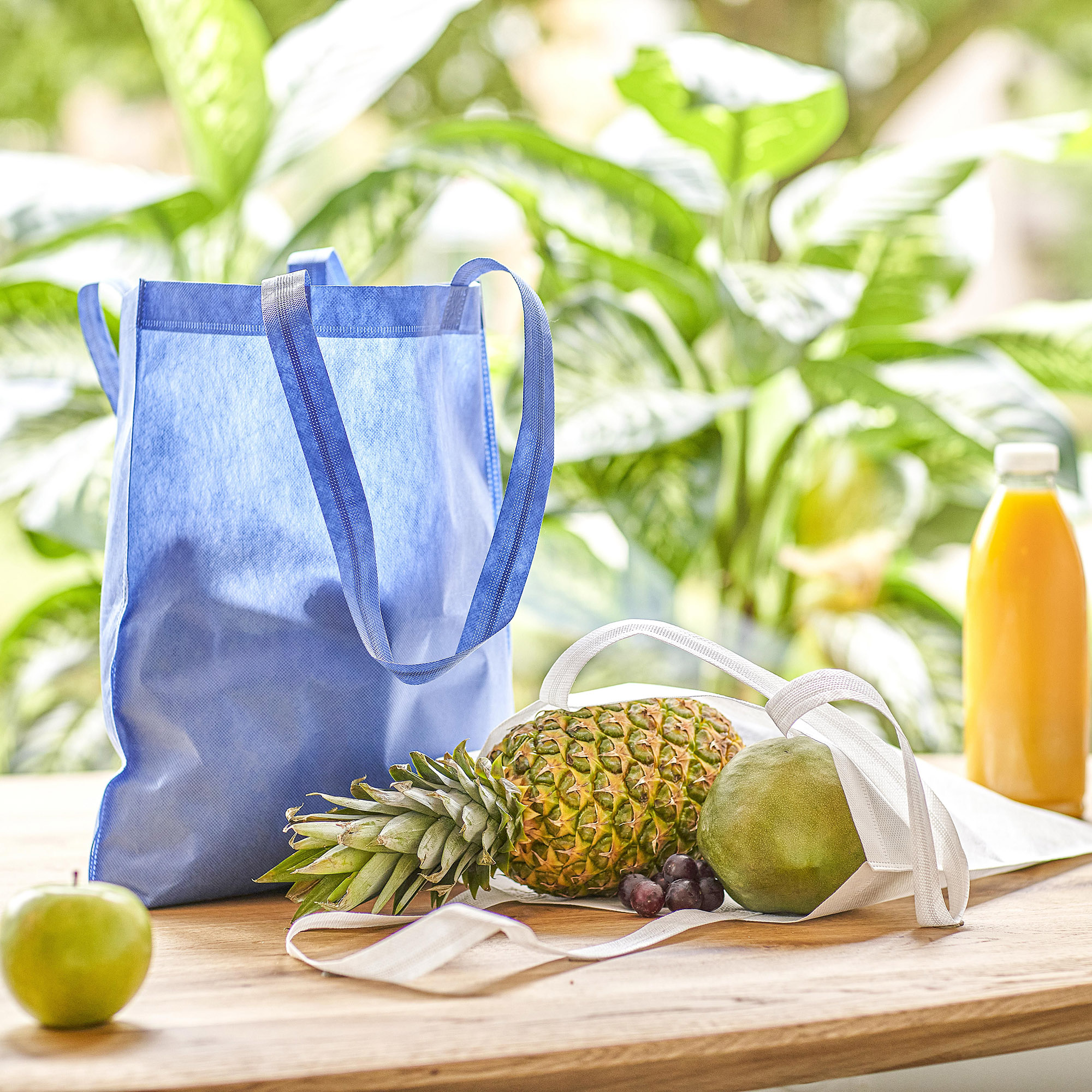 Sac de courses – Conception durable recyclée | rPET | Non-tissé 70 g/m² | Longues poignées
