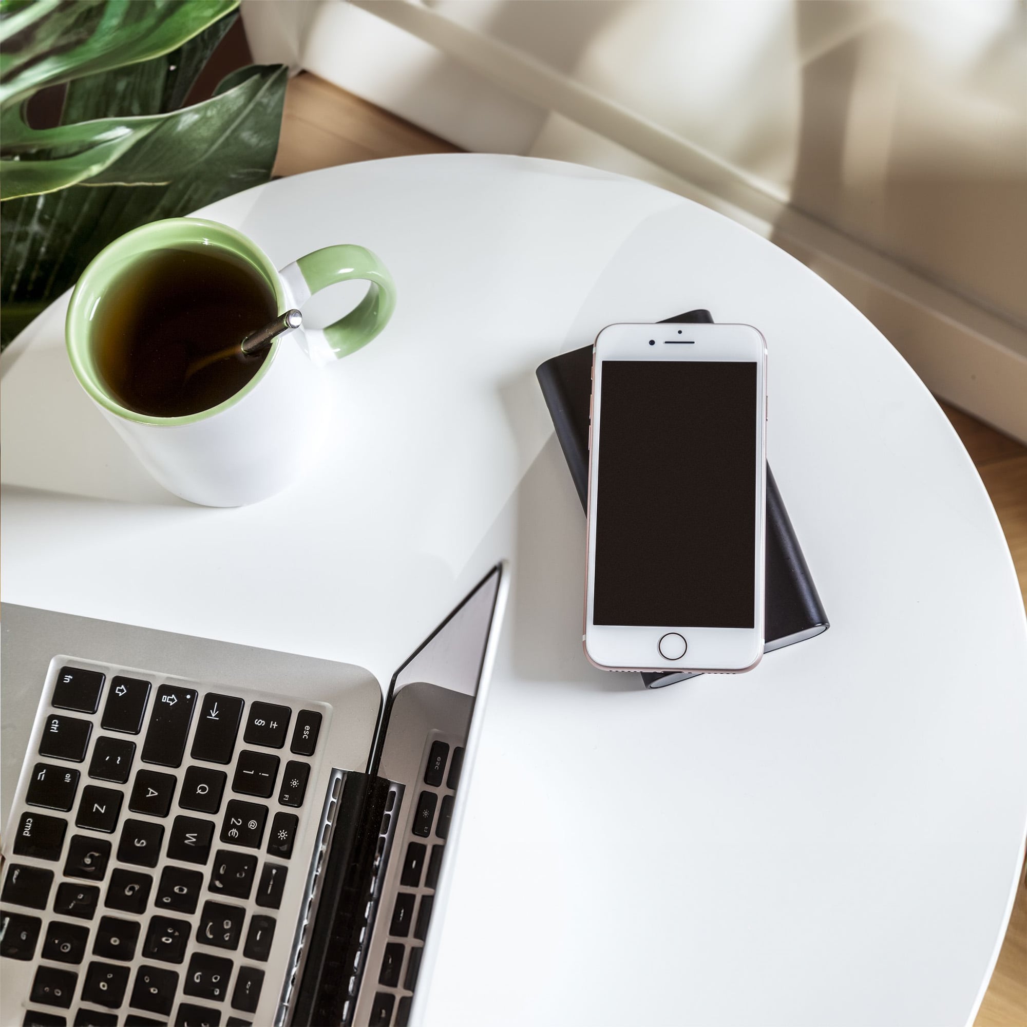 Powerbank Riley - Draadloos | 8000 mAh | Gerecycled plastic