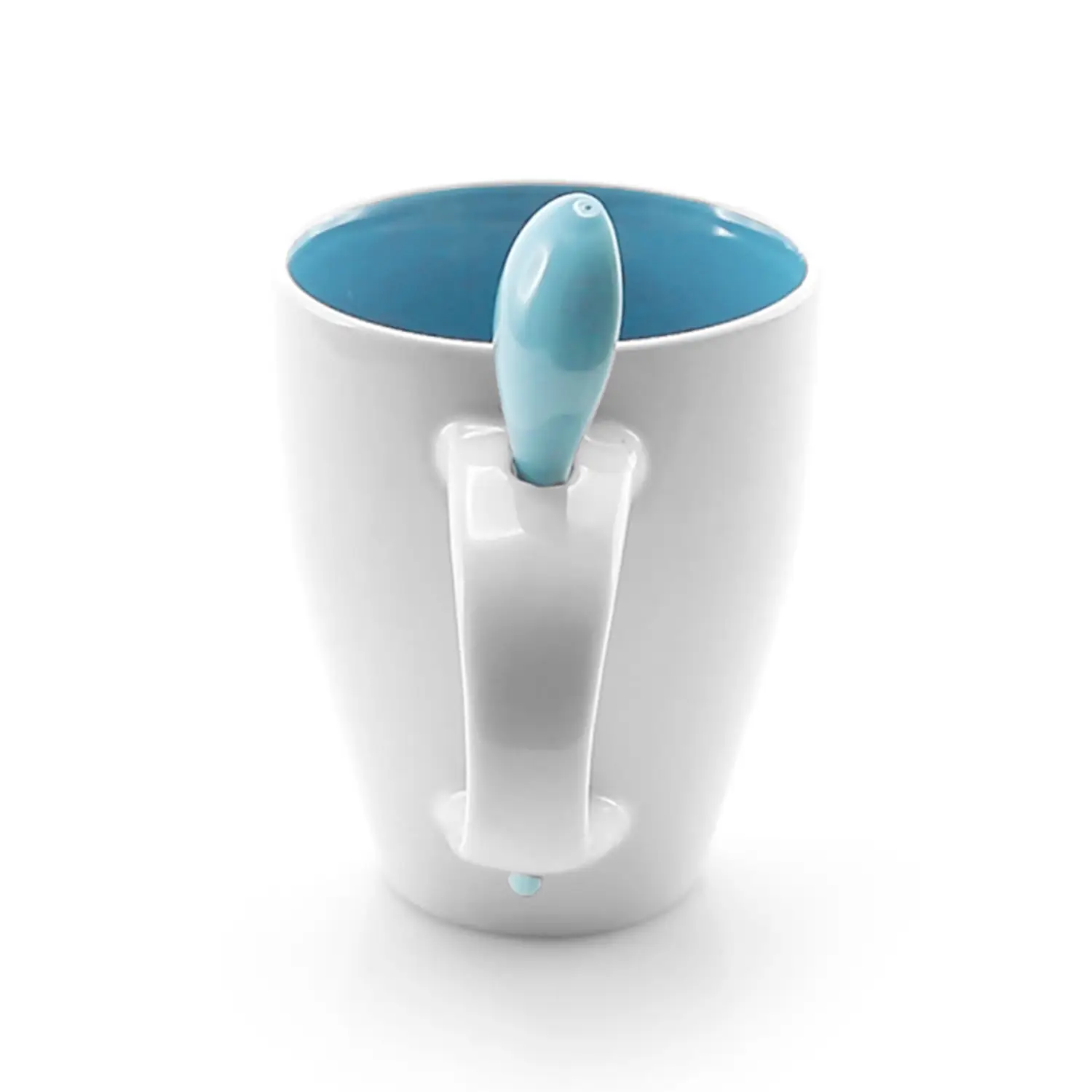 Mug céramique 350 ml – Extérieur coloré | Intérieur blanc | Droit | Classique