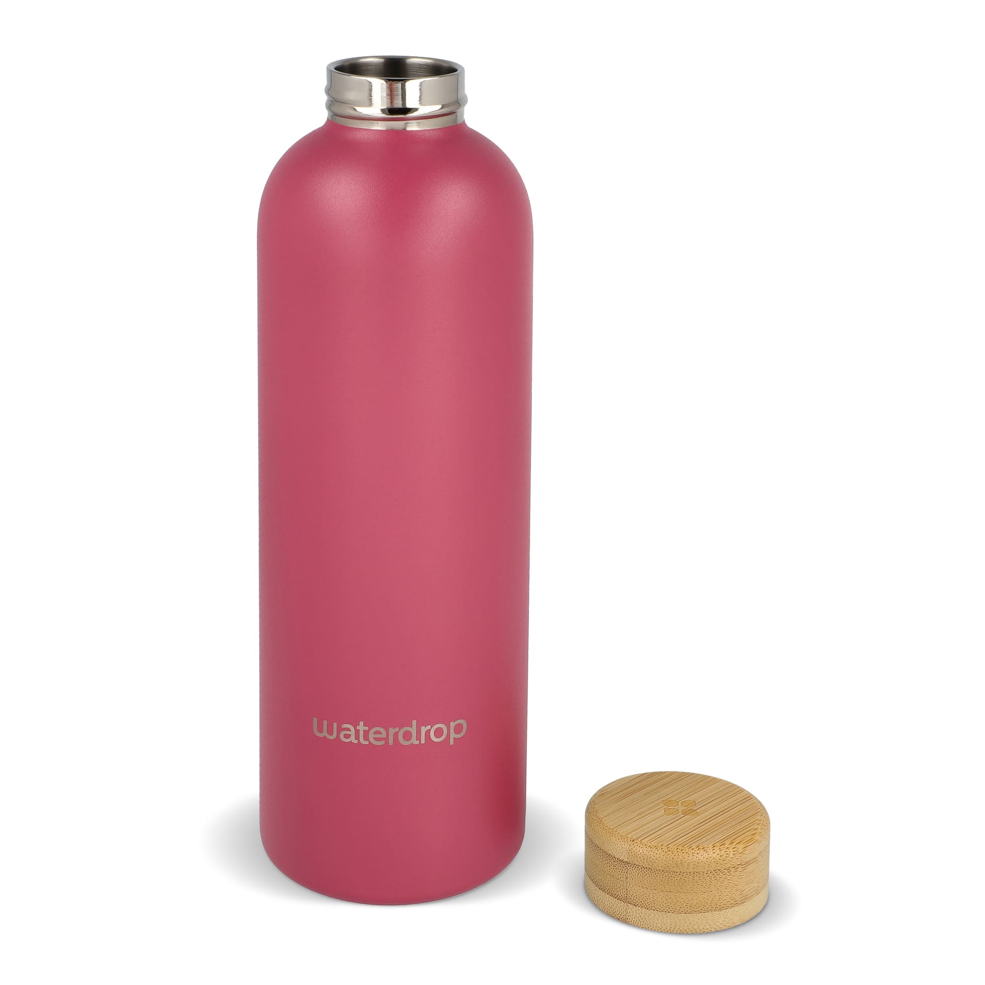 Waterdrop Classic Bottiglia termica – 600 ml | Acciaio inox | Tappo bambù