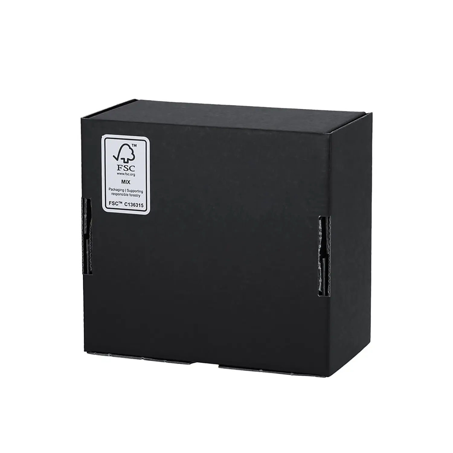 Geschenkbox – S Format | FSC® Wellpappe | Nachhaltig | Schwarz