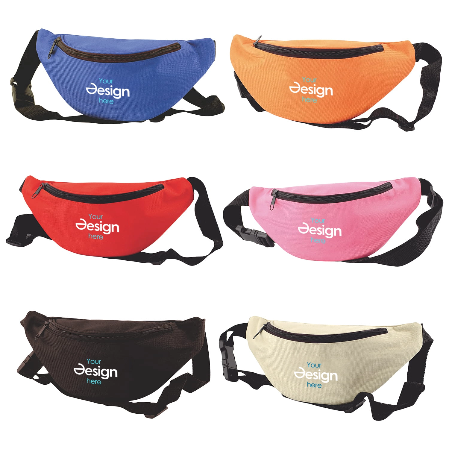 Gürteltasche Milo | 600D Polyester | Hauptfach | Verstellbar