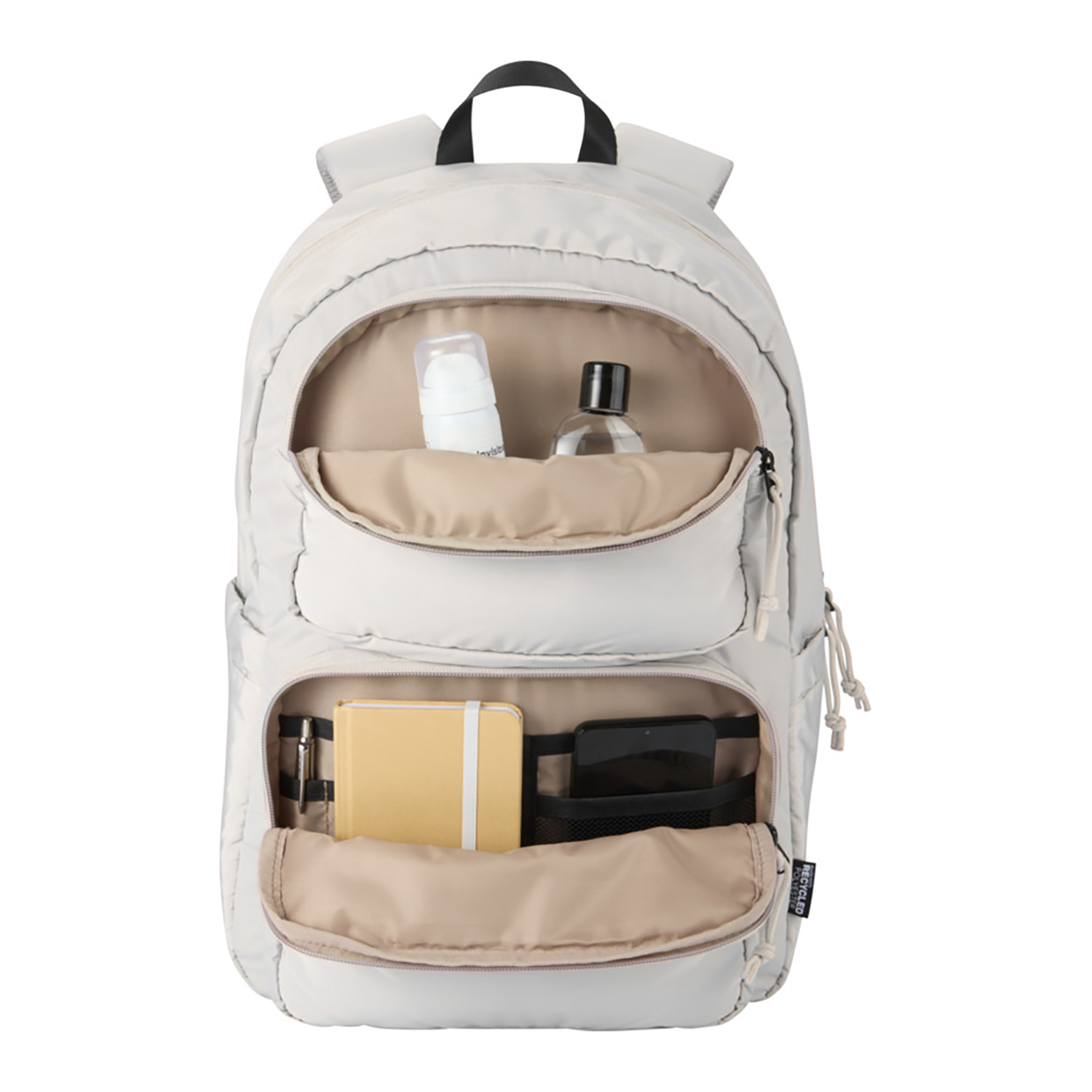 Wasserabweisender laptoprucksack – 18 l | Gepolstert | Mit trolleyband | Leicht