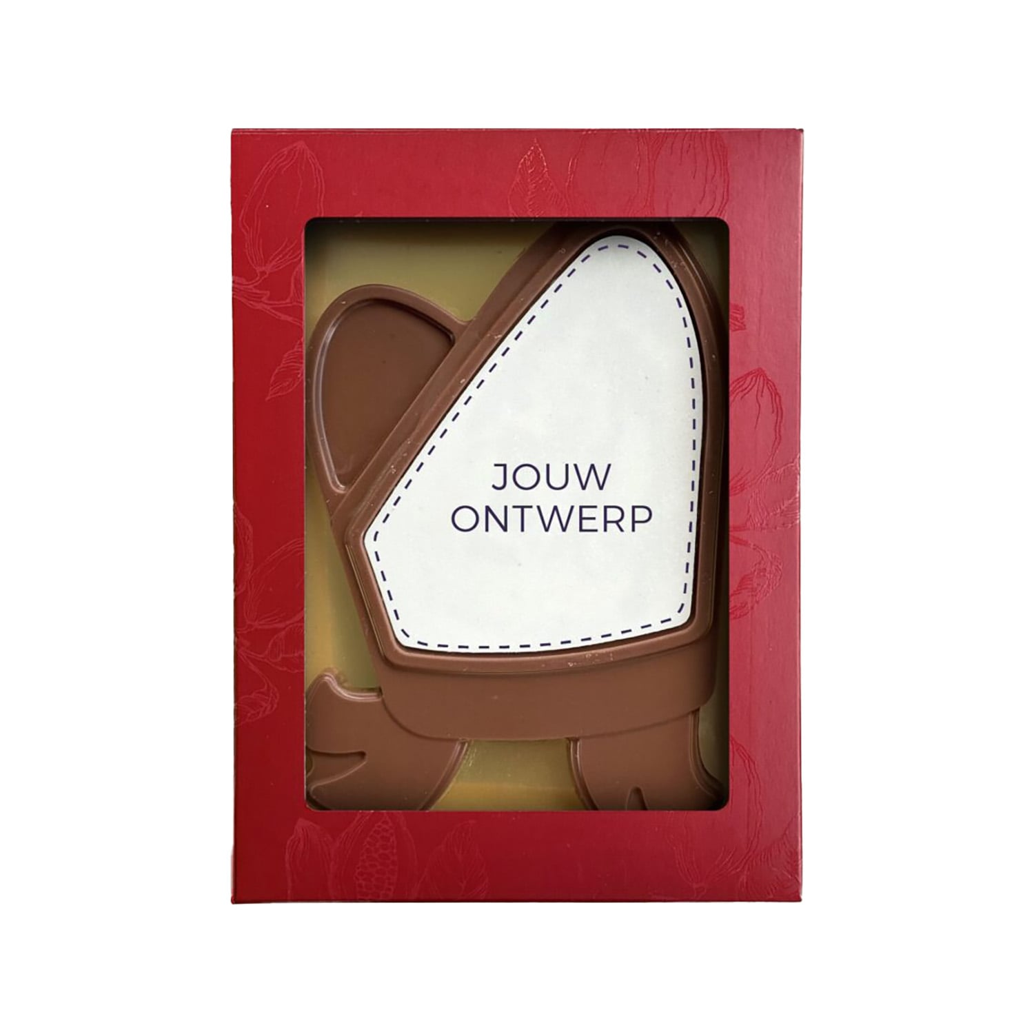Mitria di cioccolato – 175 g | Cioccolato al latte | Design personalizzato | Confezione singola
