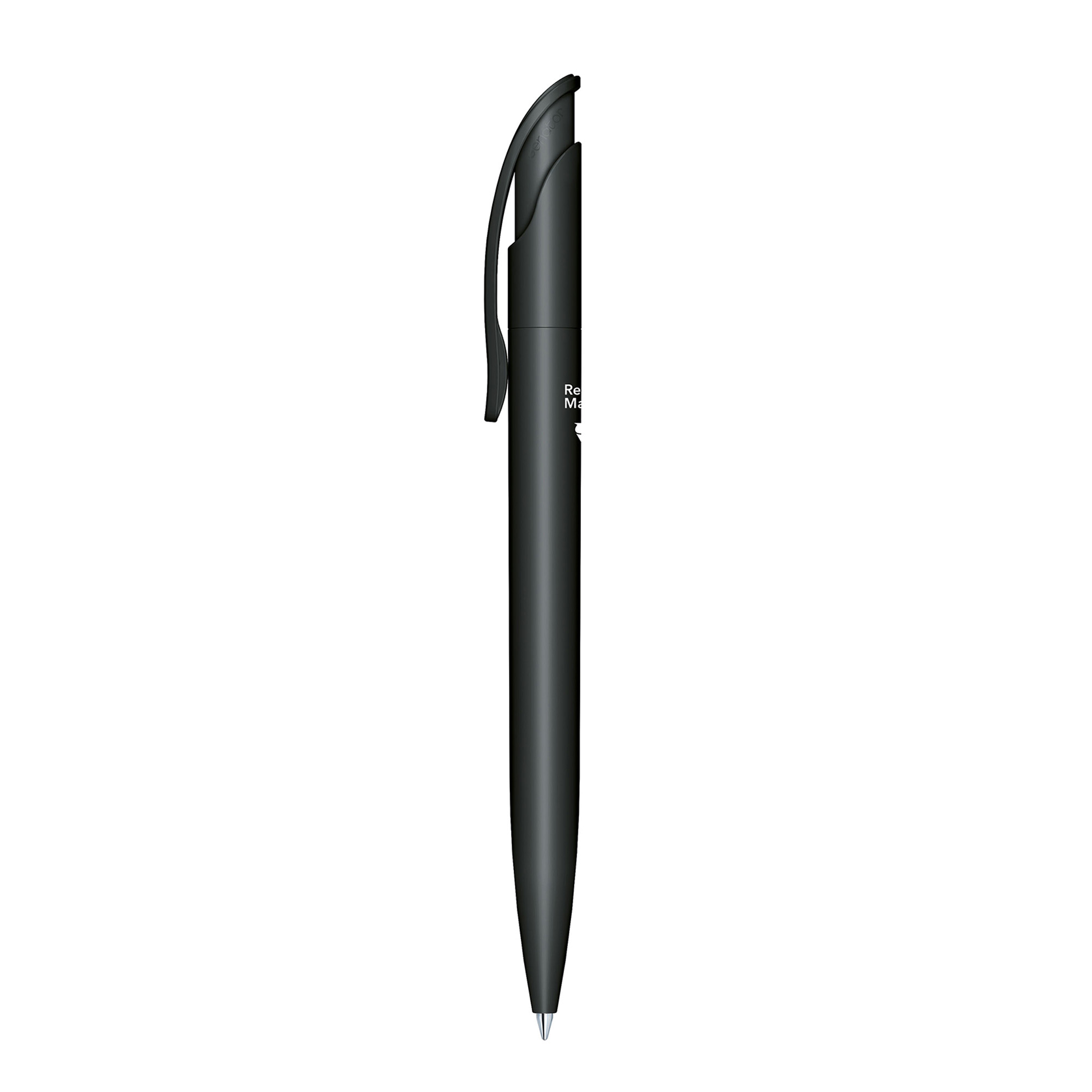 Balpen Challenger - Eco | Senator | Gerecycled PP | Mat | Tot 4 kleuren bedrukking