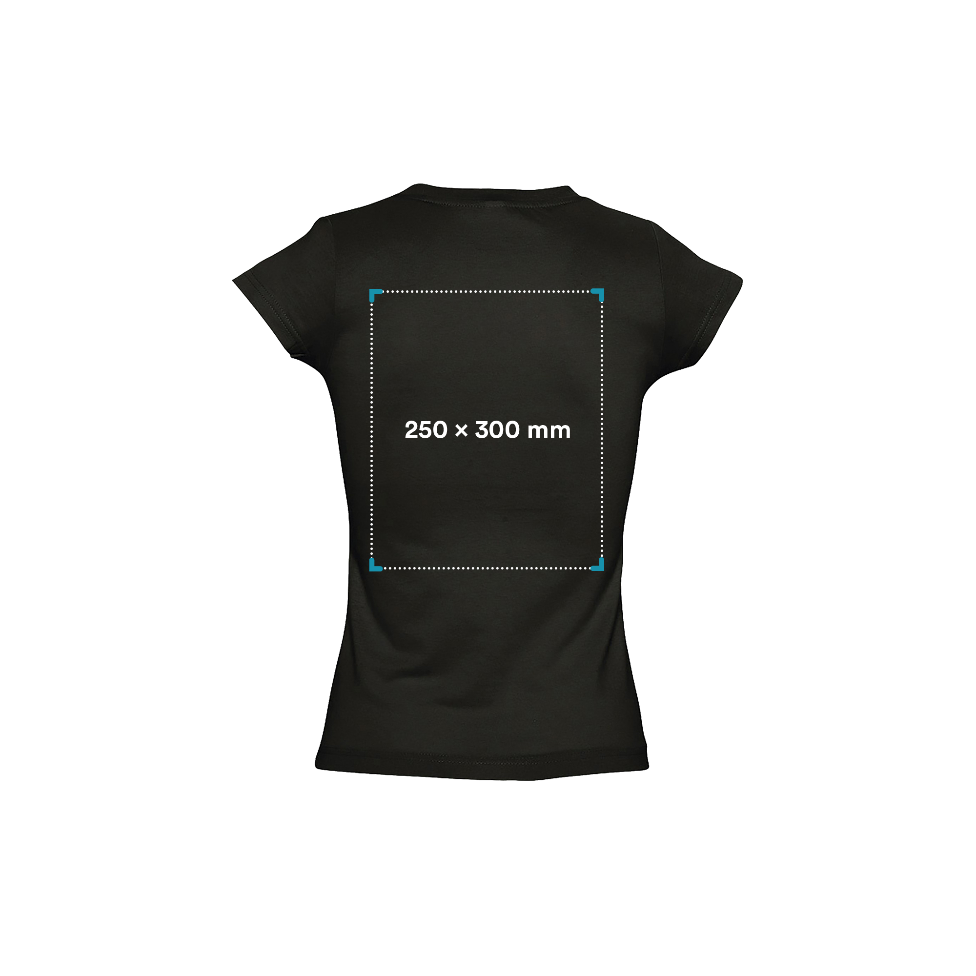 T-shirt Lida - Donna | 150 g/m² cotone | Collo a V