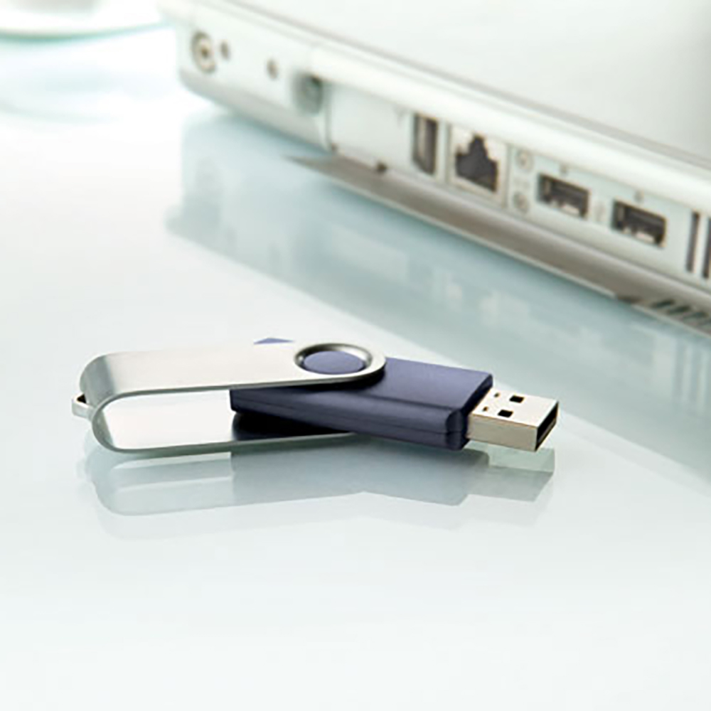 USB-stick Techmate | 4-32 GB | Tot twee kleuren bedrukking