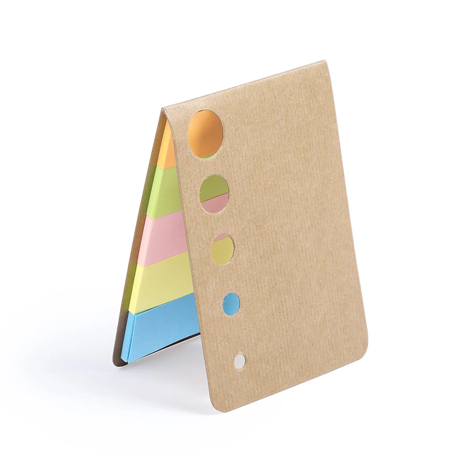 Notitieblok Mieke - Gerecycled Karton | 100 Plaknotities | Gerecycled Karton | Zachte Kaft | Compact | Voor Kantoor