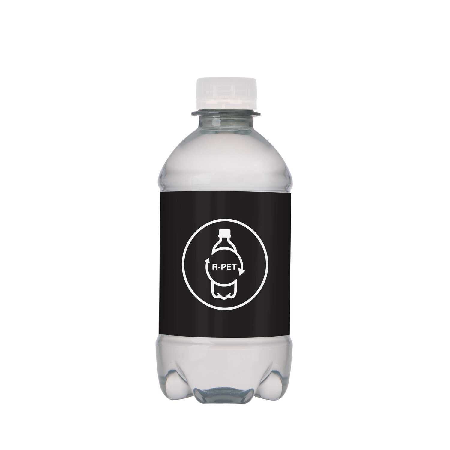 Bouteilles d’eau en R-PET - 330 ml | Eau plate | Étiquette en Quadrichromie | Consigne incluse