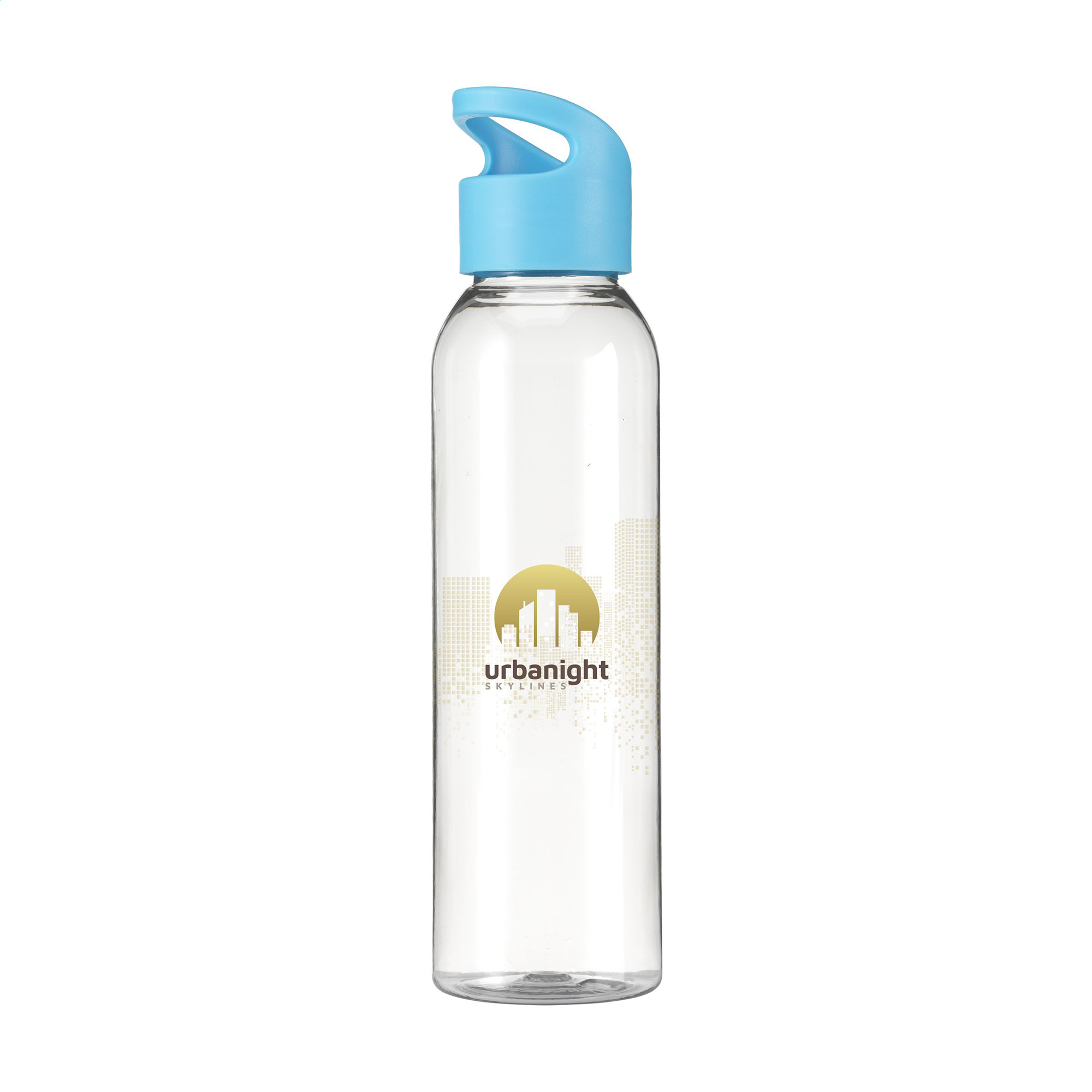 Wasserflasche aus RPET – 650 ml | Klare Optik | GRS-zertifiziert | Schraubdeckel | Auslaufsicher