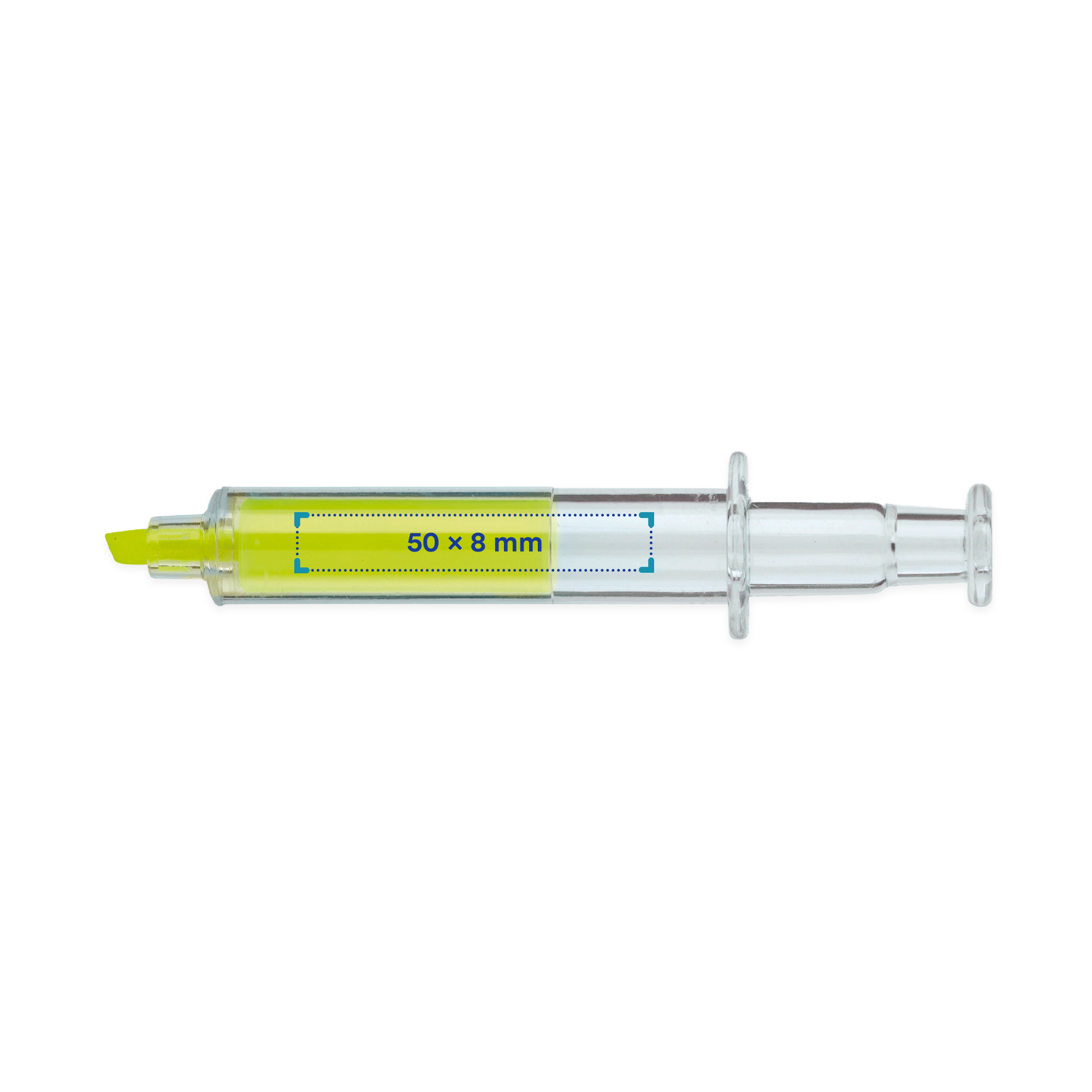Marker | Spritzenform | Transparent | Bis zu 4 Farbdruck