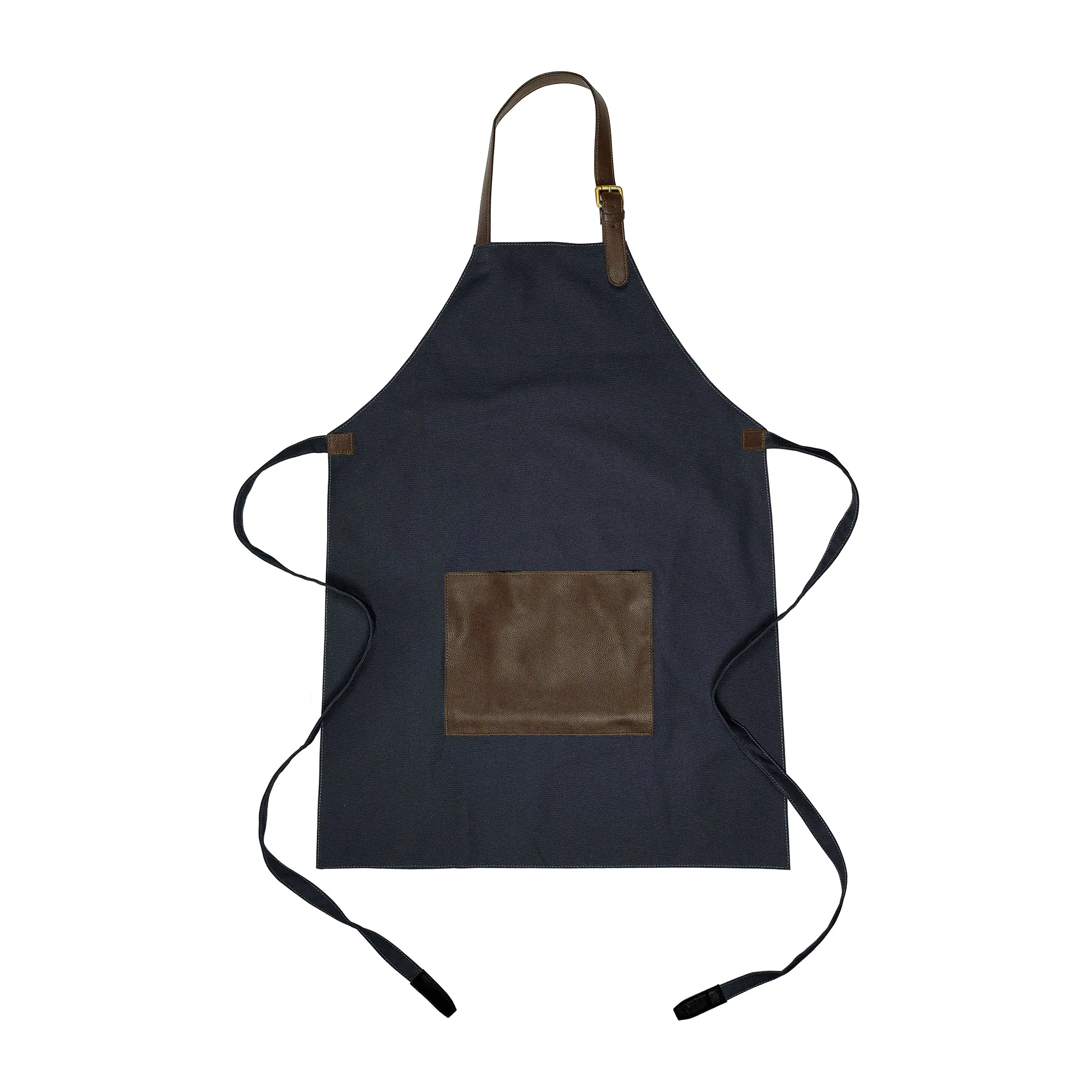 Canvas schort Cheryl – 450 g/m² | rPET PU voorvak | Verstelbare nekband