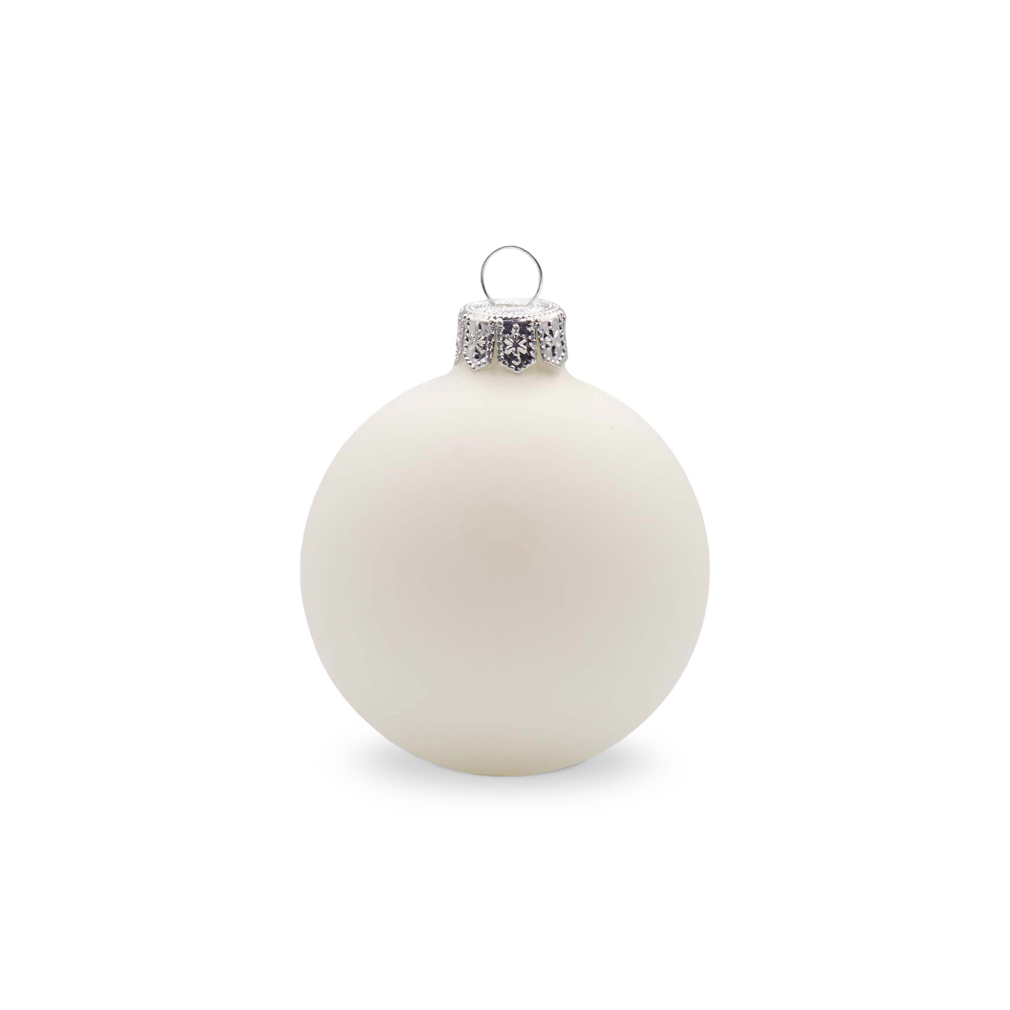 Boule de Noël – 66 mm | Finition mate | Attache argentée | Impression 1 à 4 couleurs