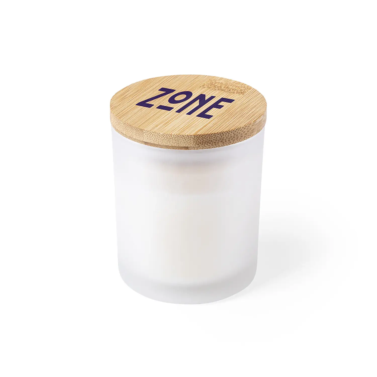 Kaars met bamboe - Bastiaan | Glazen pot | Vanillegeur | Herbruikbaar