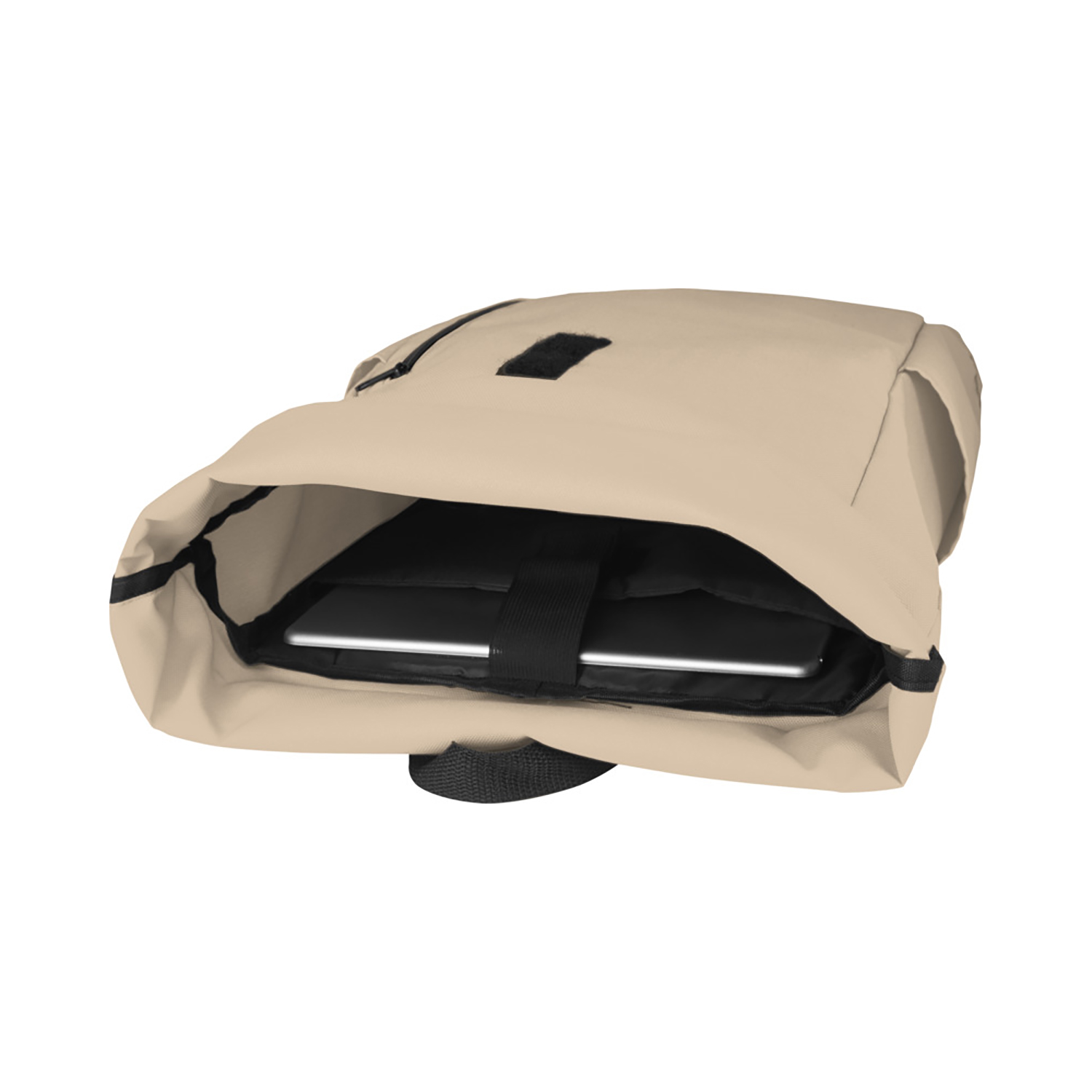 Zaino roll-top riciclato – 18L | GRS RPET | Idrorepellente | Scomparto laptop 15,6”
