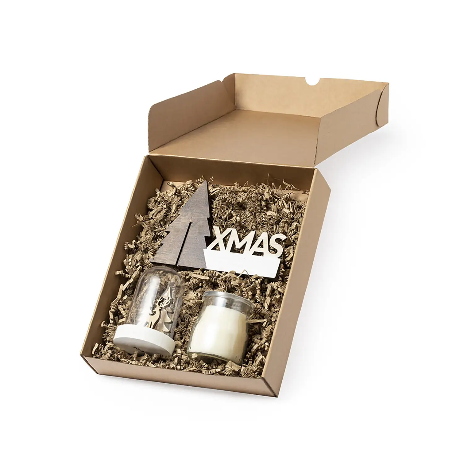 Geschenkbox – Mittel | Recycelter Kraftkarton | Nachhaltig