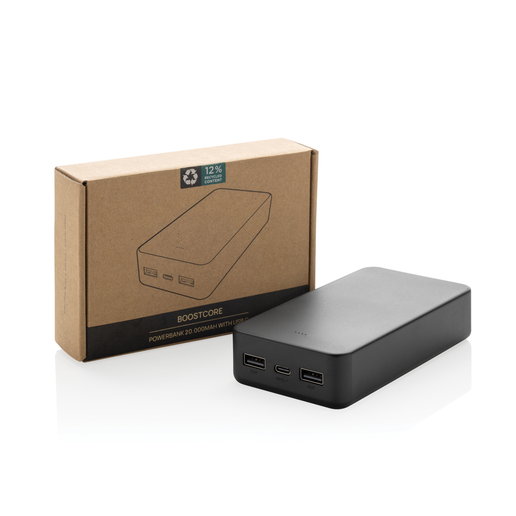 Powerbank Niva - 20.000 mAh | RCS Gerecycled | Hoge capaciteit | Ultrasnel