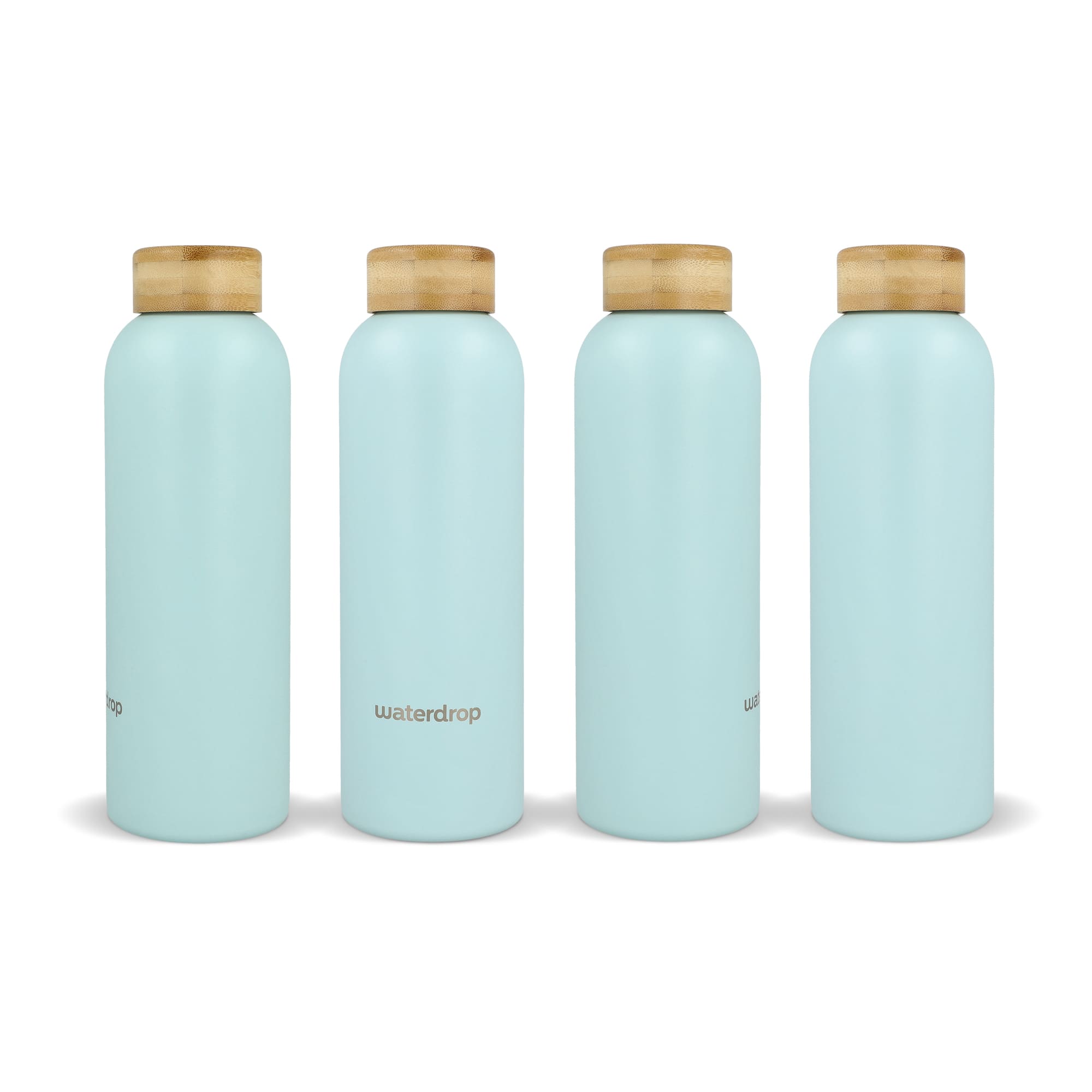Waterdrop Classic Bottiglia termica – 600 ml | Acciaio inox | Tappo bambù