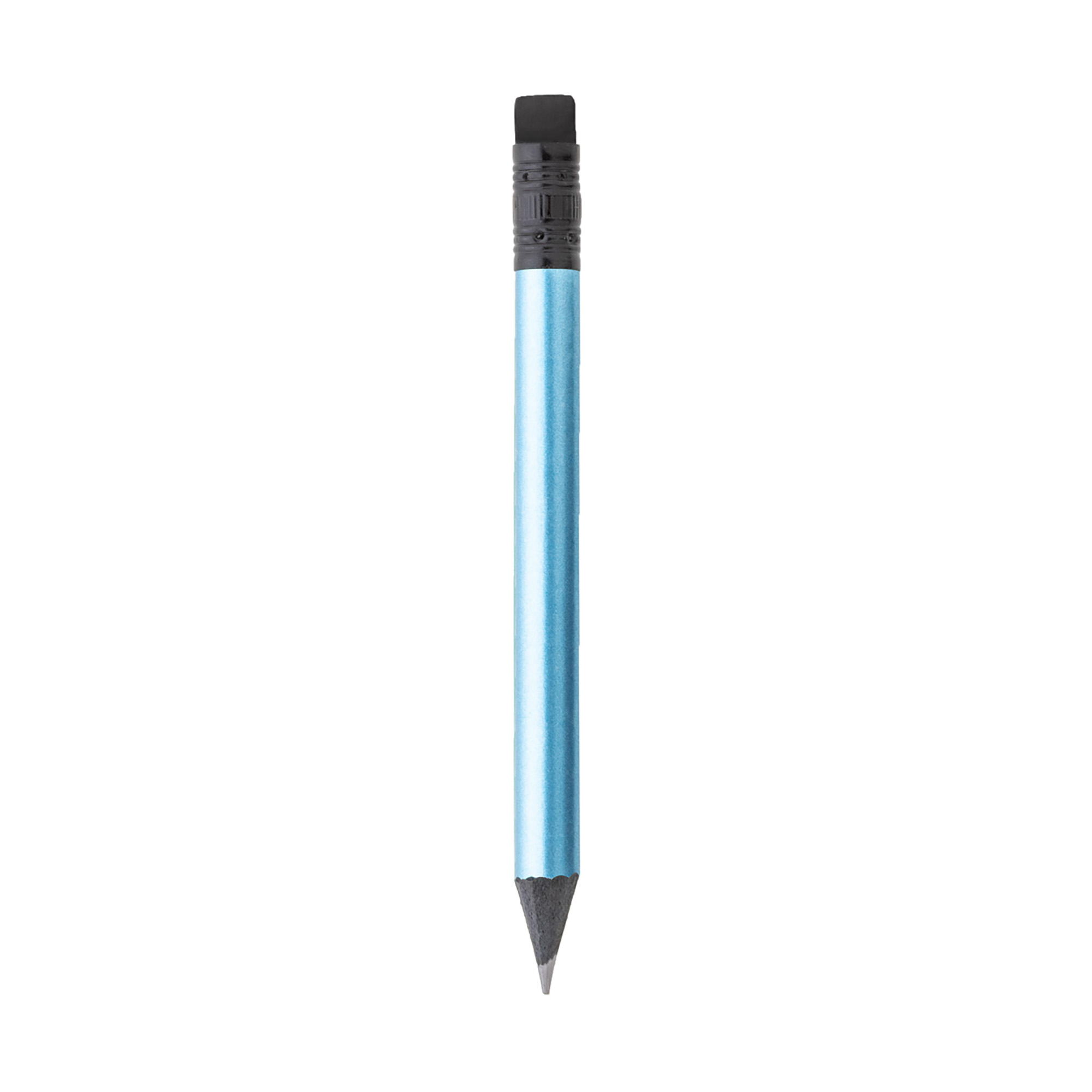 Mini-crayon avec gomme – HB | Taillé | Quadrichromie