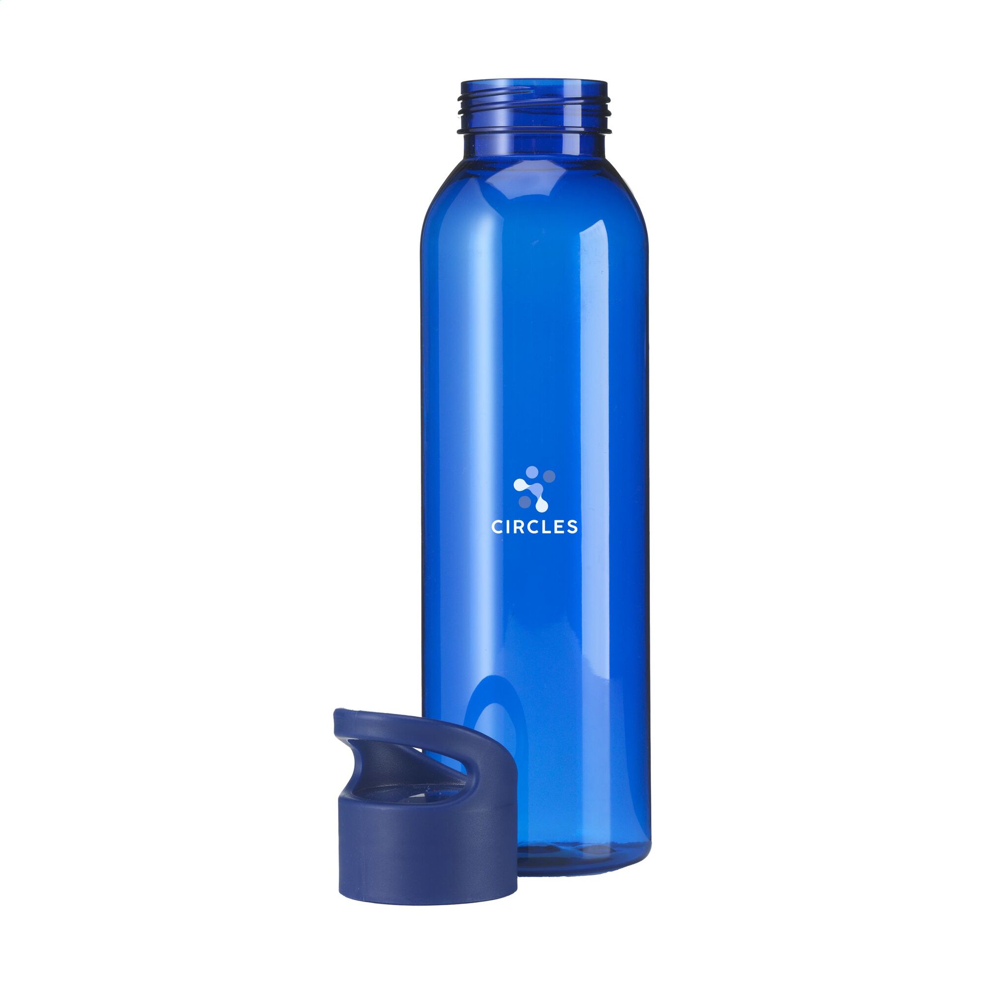 Wasserflasche aus RPET – 650 ml | Klare Optik | GRS-zertifiziert | Schraubdeckel | Auslaufsicher