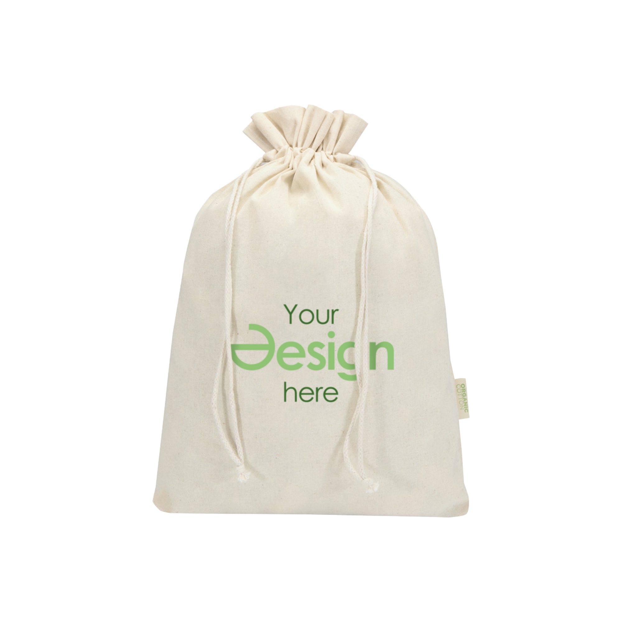 Sac cadeau réutilisable en coton bio – Cordon | Léger | Pour offrir | Rangement facile