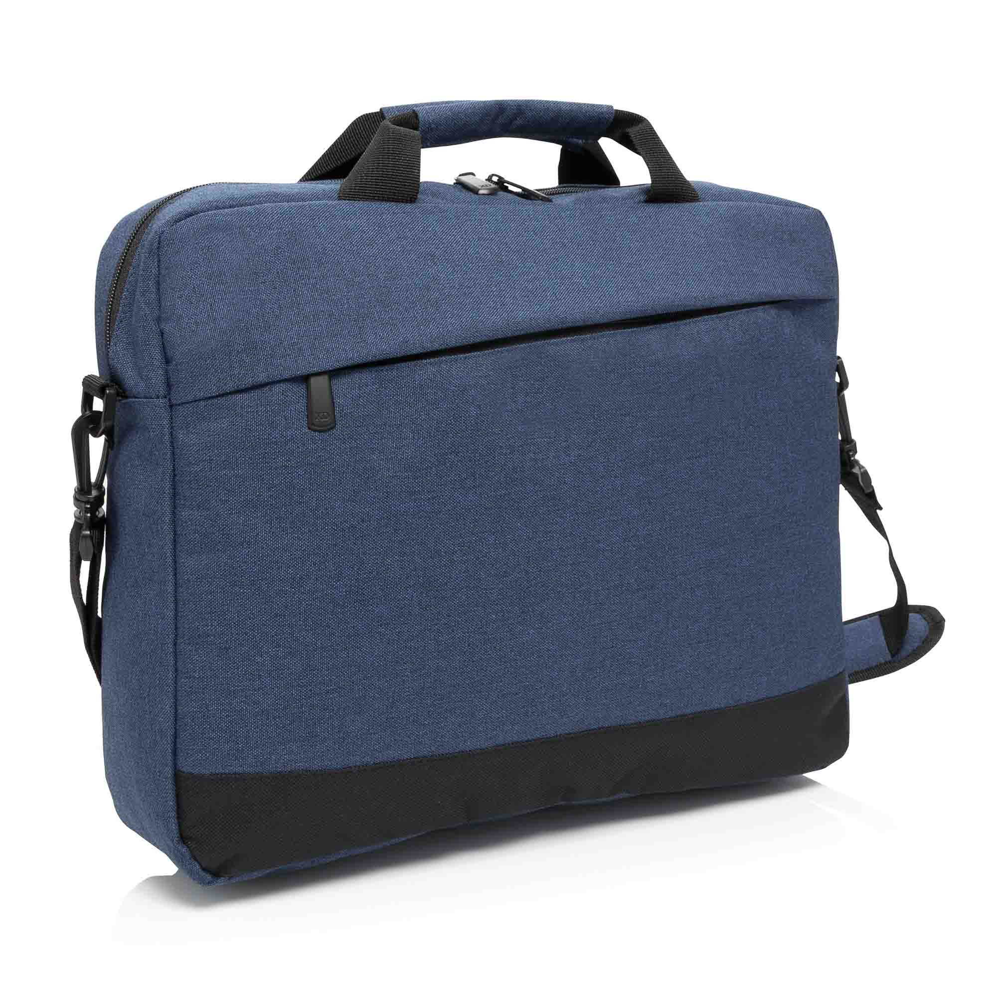 Laptoptasche - 15,6" | Schräge Reißverschluss | Polyester | Bis zu 4 Farben bedruckung