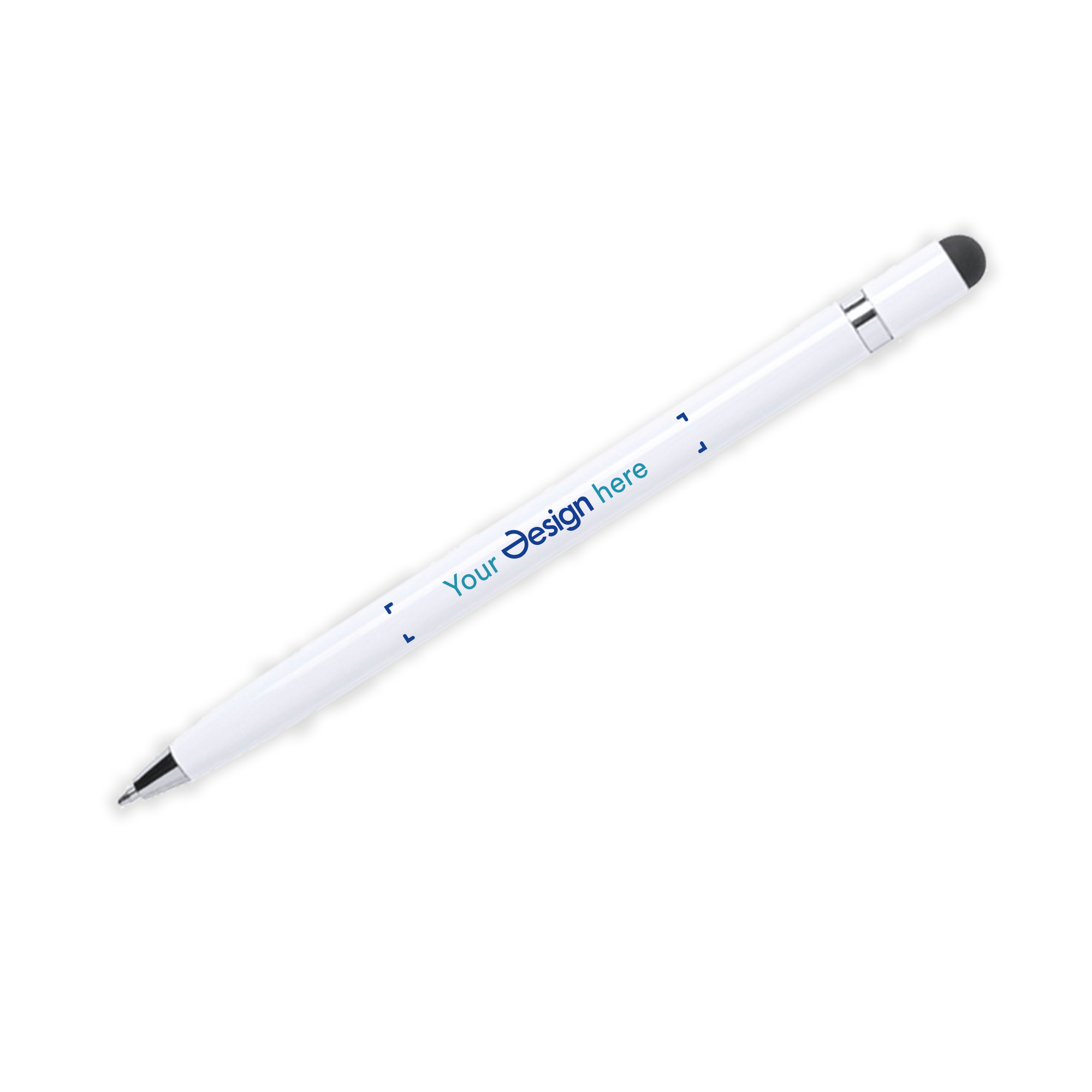 Stylo à bille | Écran tactile | Aluminium | Encre bleue