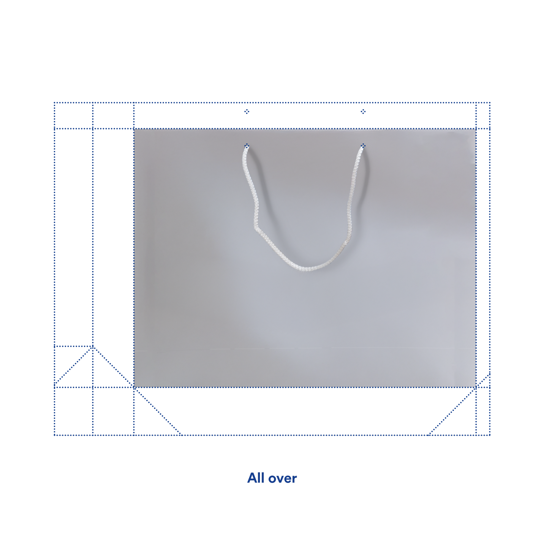 Glossy shopper Karin - A3 | All-over opdruk | PEFC-gecertificeerd
