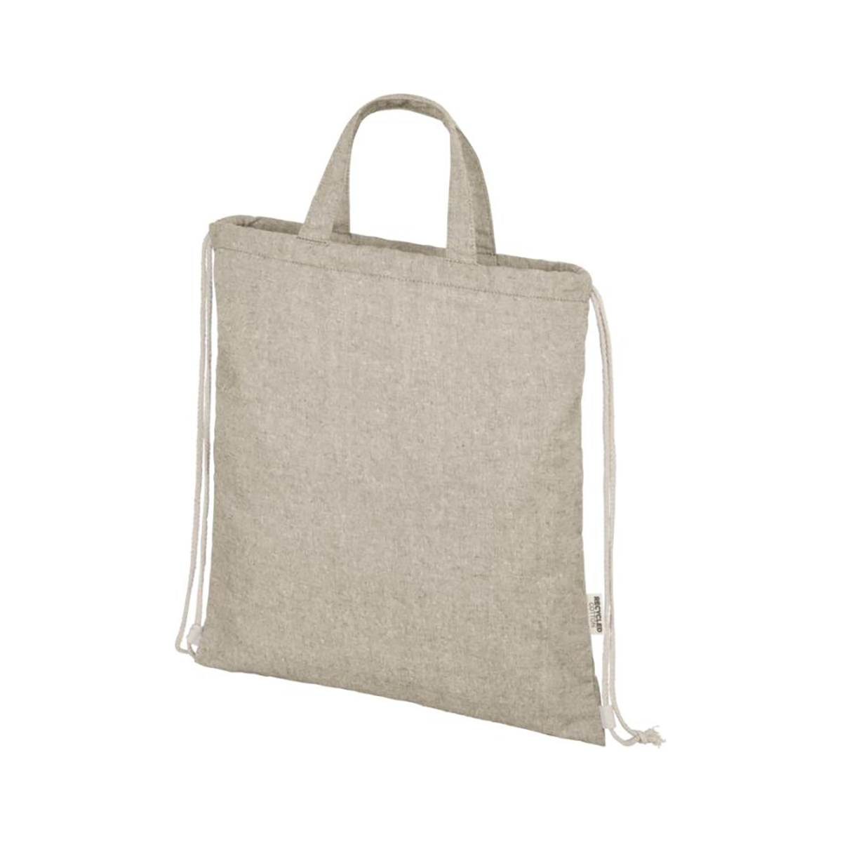 Katoenen rugzakje - Gerecycled katoen | 150 g/m² | Extra draaghengsels