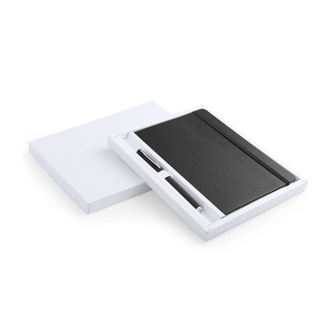 Set quaderno - Copertina PU | 100 fogli | Include penna