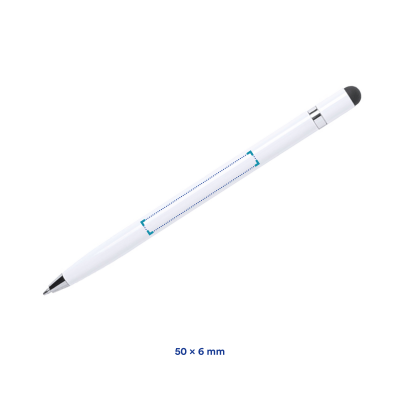 Stylo à bille | Écran tactile | Aluminium | Encre bleue