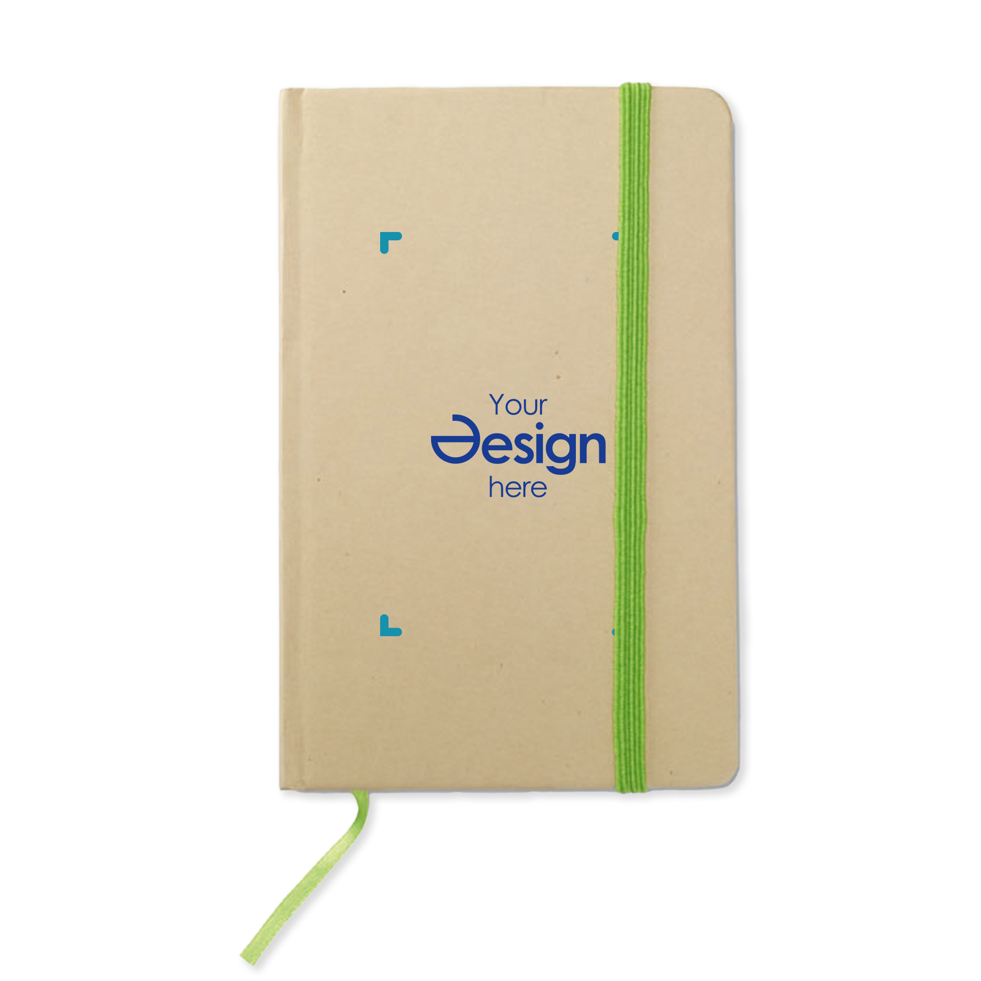 Notitieboek Luna - A6 | 96 vellen | Ongelinieerd | Gerecycled hardcover