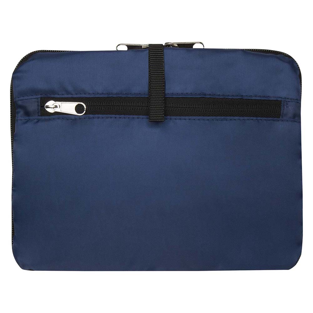 Borsa shopper pieghevole in RPET – 16 L | Certificata GRS | Senza PVC | Con cerniera | Manici lunghi