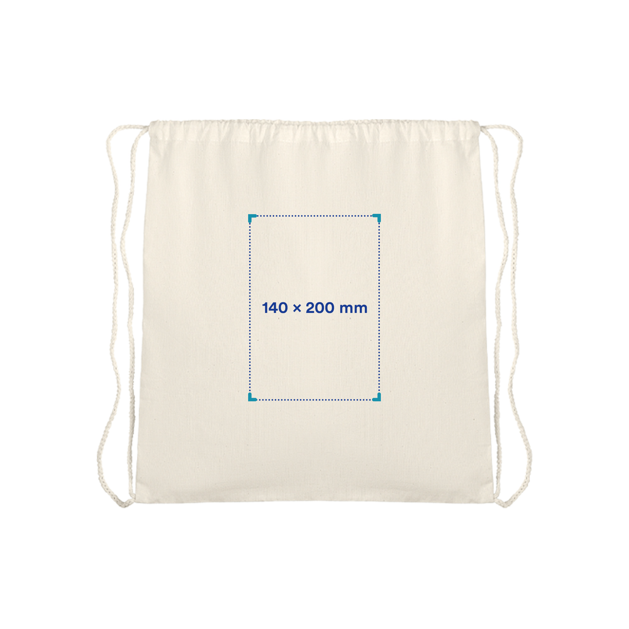 Zaino in cotone riciclato | 140 g/m² | Miglior prezzo