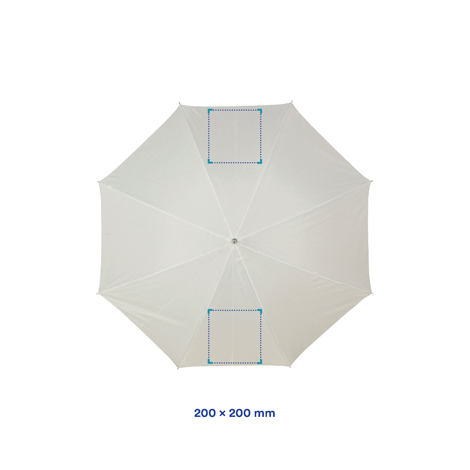 Golfschirm Wien - Ø 103 cm | Metall | Holzgriff