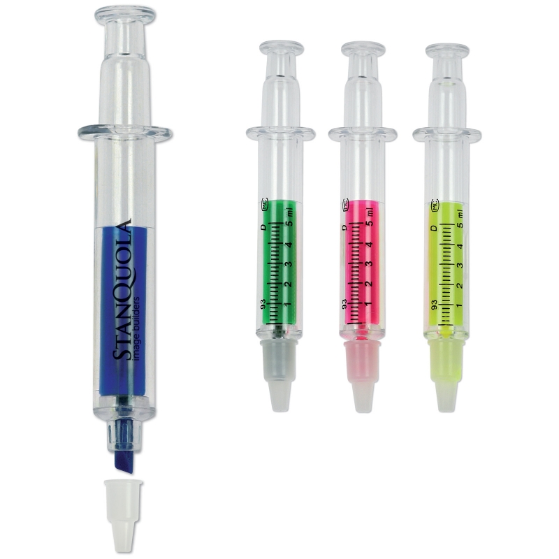Marker | Spritzenform | Transparent | Bis zu 4 Farbdruck