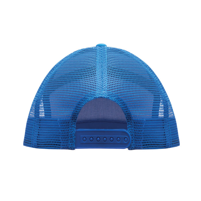Casquette – Sergé de coton & mesh | 7 panneaux | Visière plate | Fermeture snapback