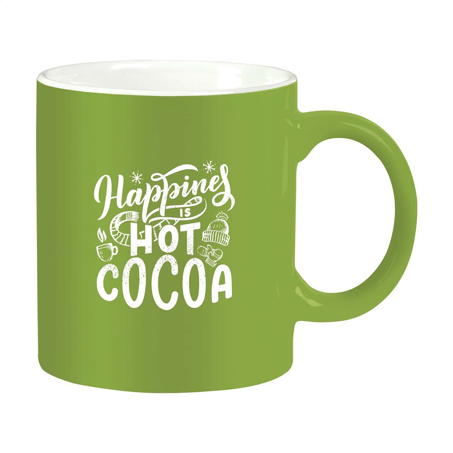 Tasse Kitty - 350 ml | Farbig + weiße Innenseite | 1-4 Farbdruck