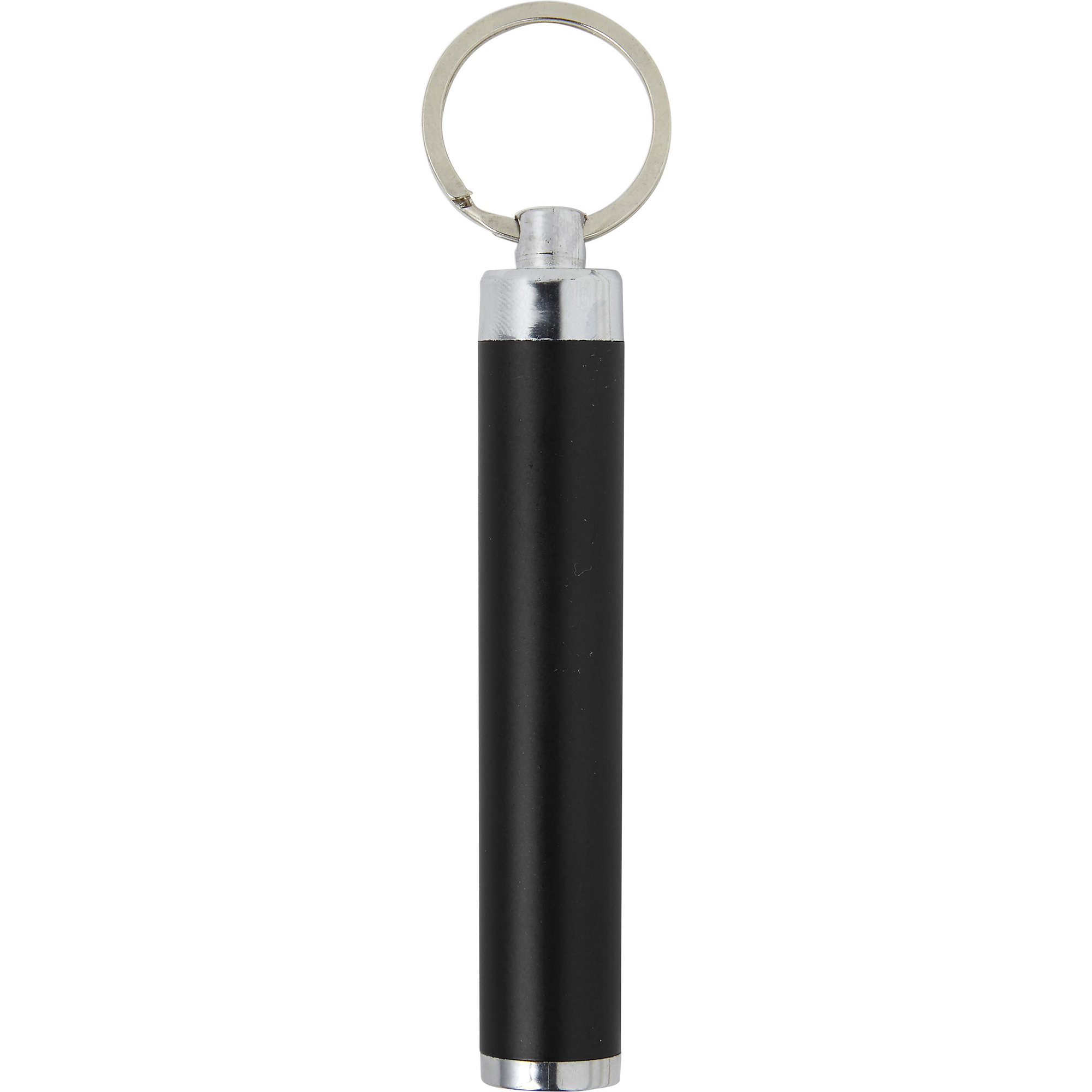 Mini Torcia LED – Corpo lucido | Portachiavi | Effetto incisione laser | Batterie incluse