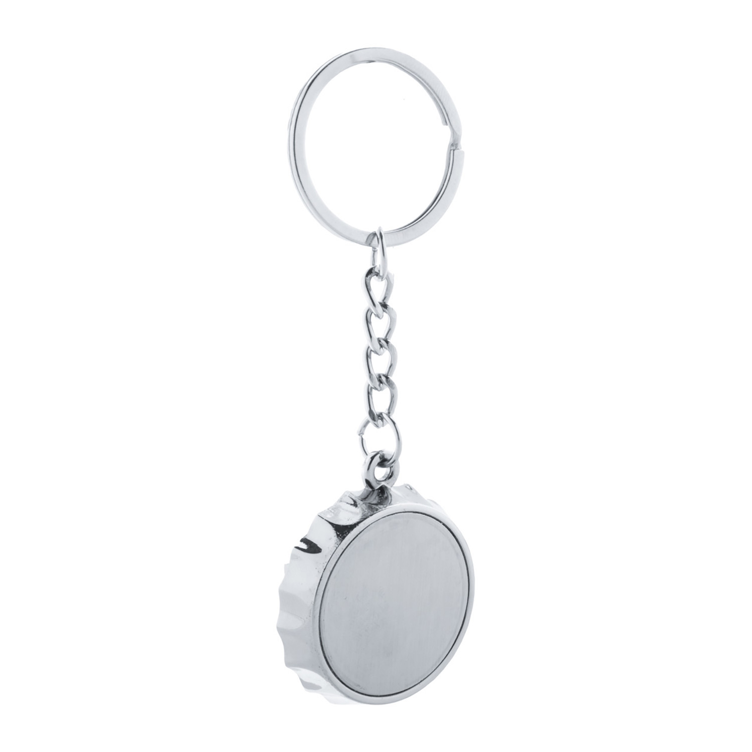 Schlüsselanhänger Flaschenverschluss – Flaschenöffner aus Metall | Originelles Design | Kompakt & robust