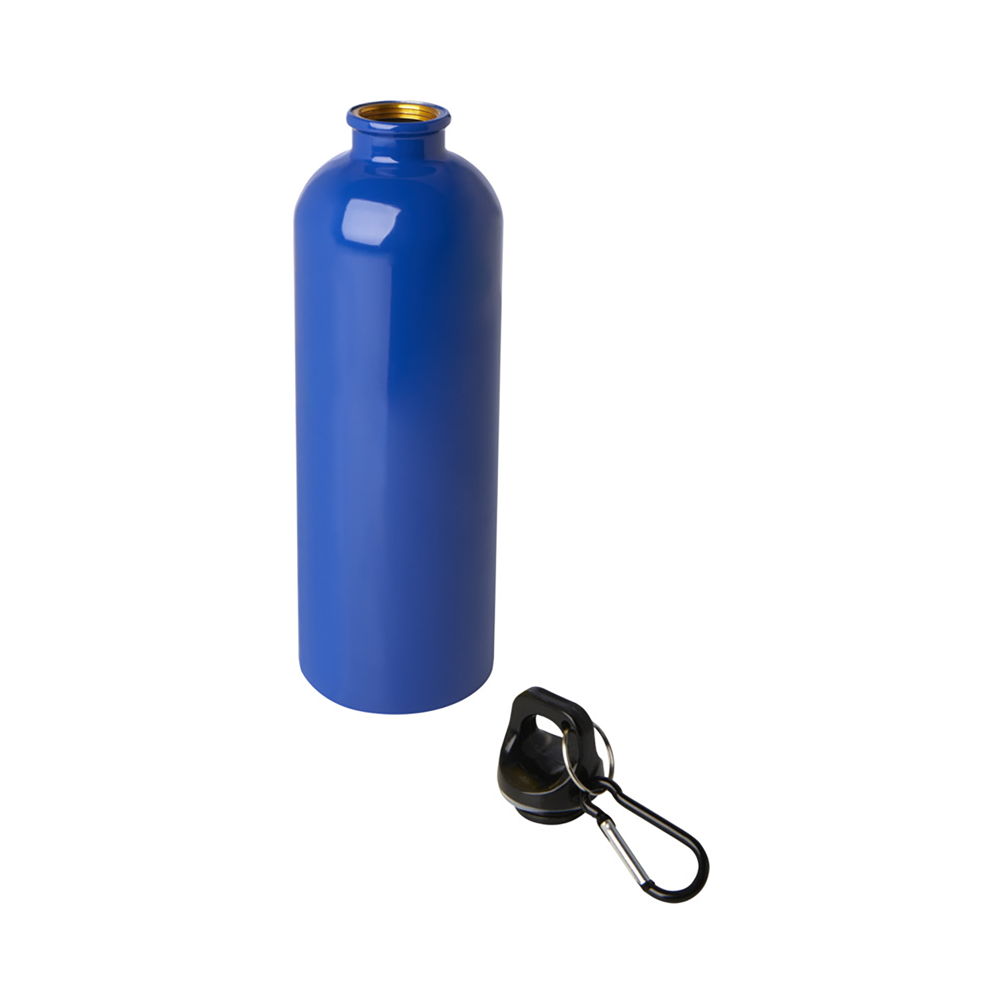 Gourde – 750 ml | Acier Inox Recyclé | Simple Paroi | Mousqueton