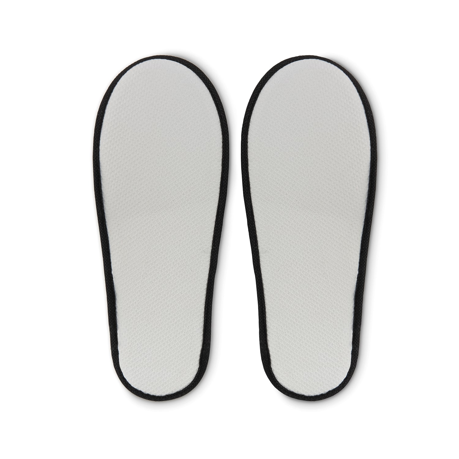 Hotelslipper | Polyester | Größe 43-44 | Weiß und Schwarz