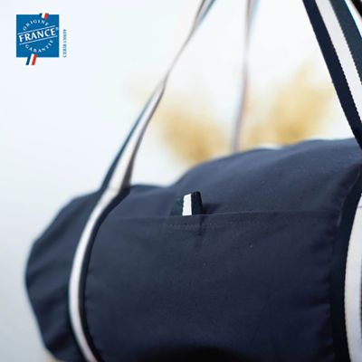 Sac polochon Goodjour - 220 gr/m2 | Fabriqué en France | Coton recyclé | Avec poche frontale